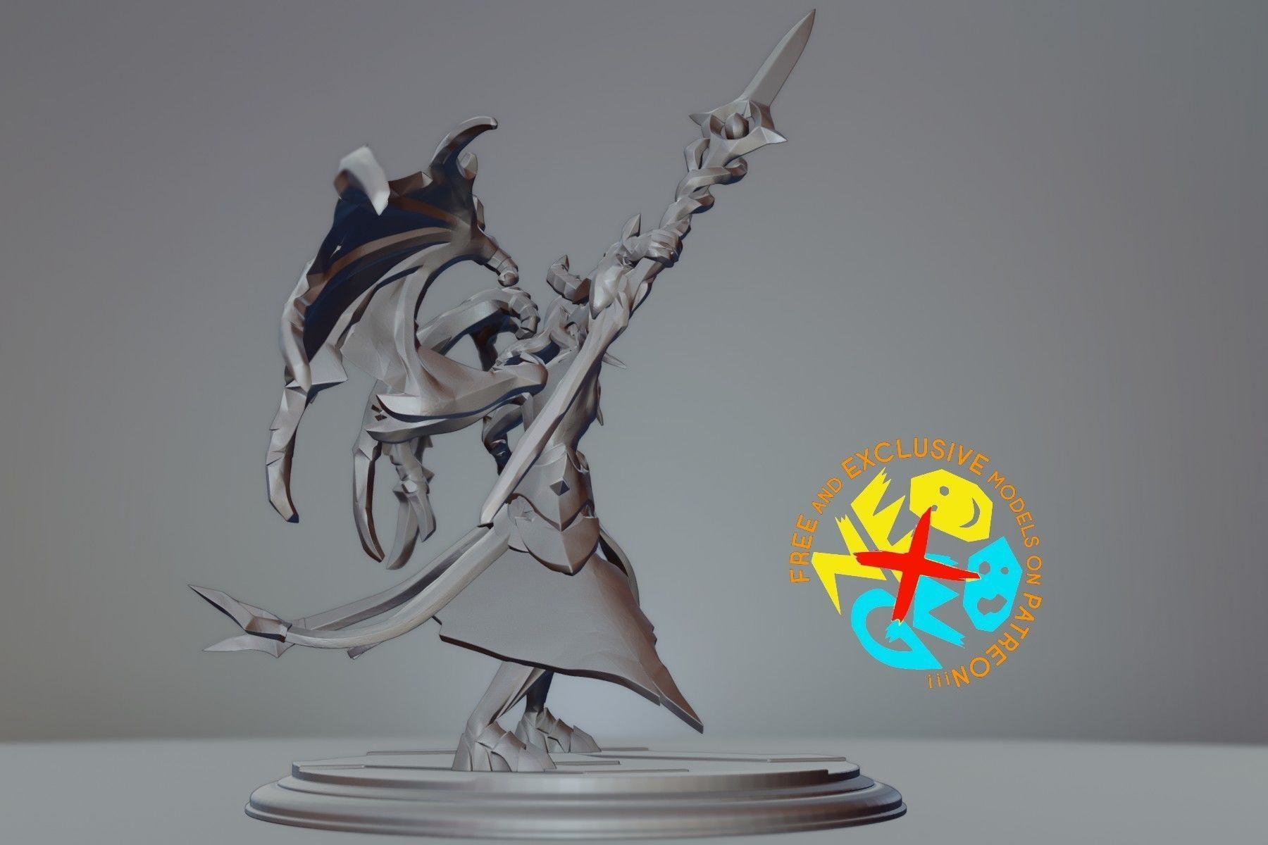 MOSKOV TWILIGHT DRAGON - MOBILE LEGENDS 3D print model_2