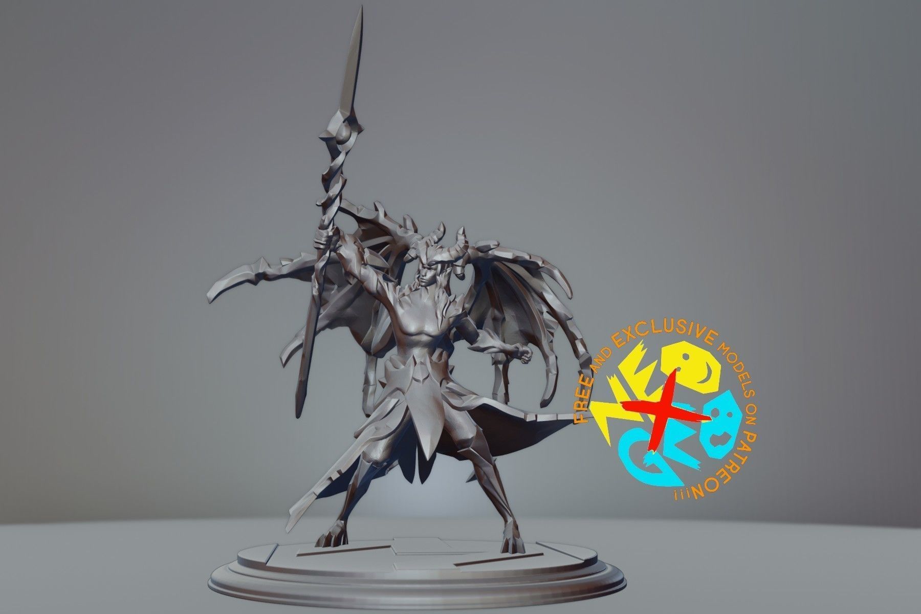 MOSKOV TWILIGHT DRAGON - MOBILE LEGENDS 3D print model_1