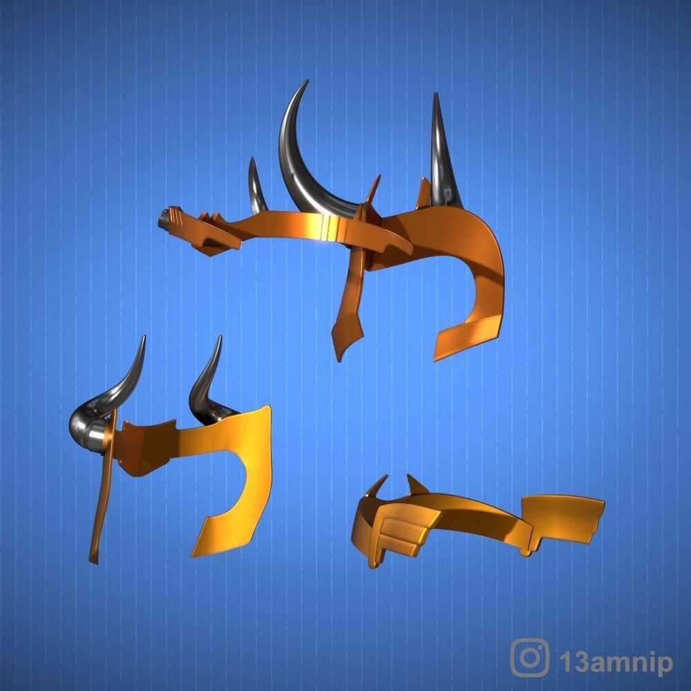 Loki crowns 3D model 3D printable | CGTrader