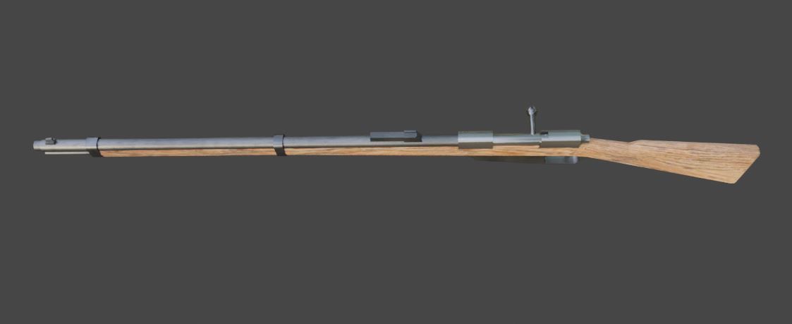 Gewehr 88 bolt action rifle free VR / AR / low-poly 3D model | CGTrader