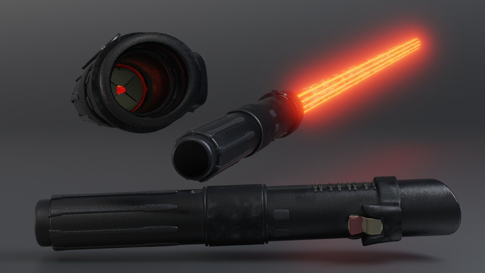Lightsabers 3D model_2