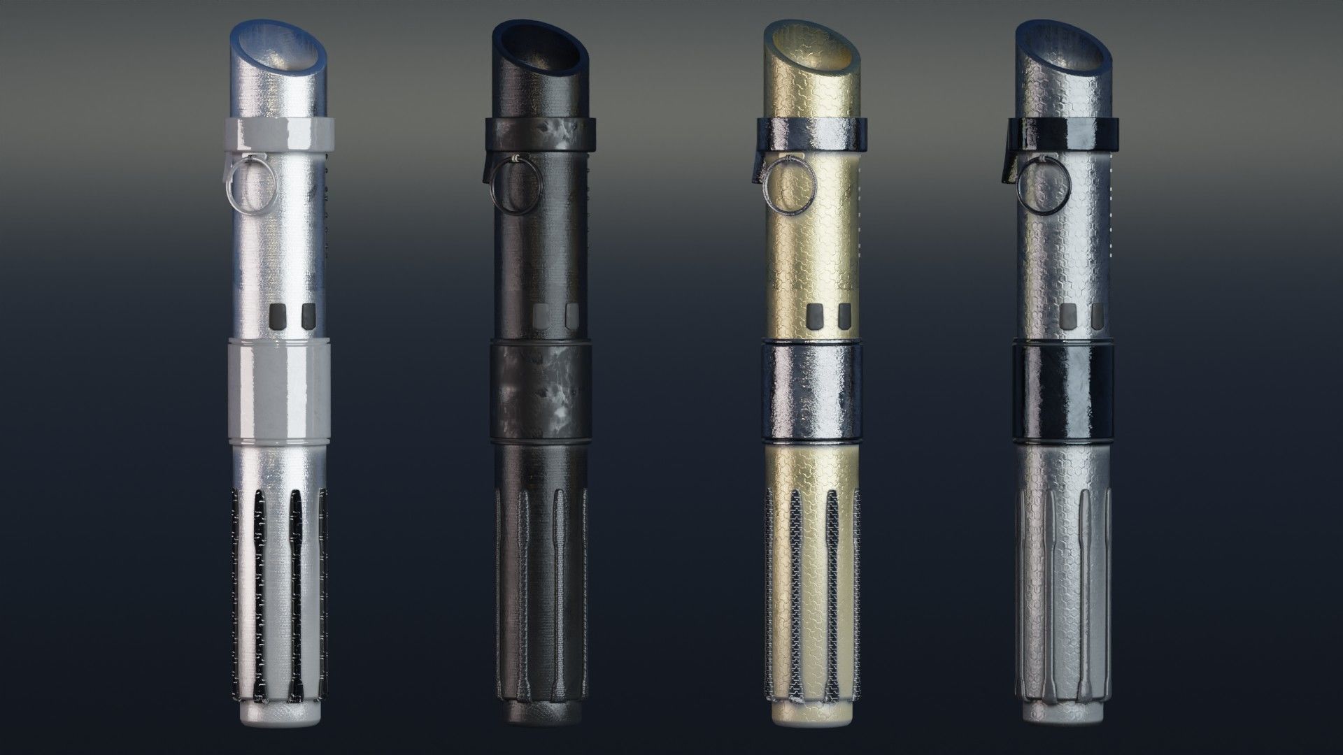 Lightsabers 3D model_6
