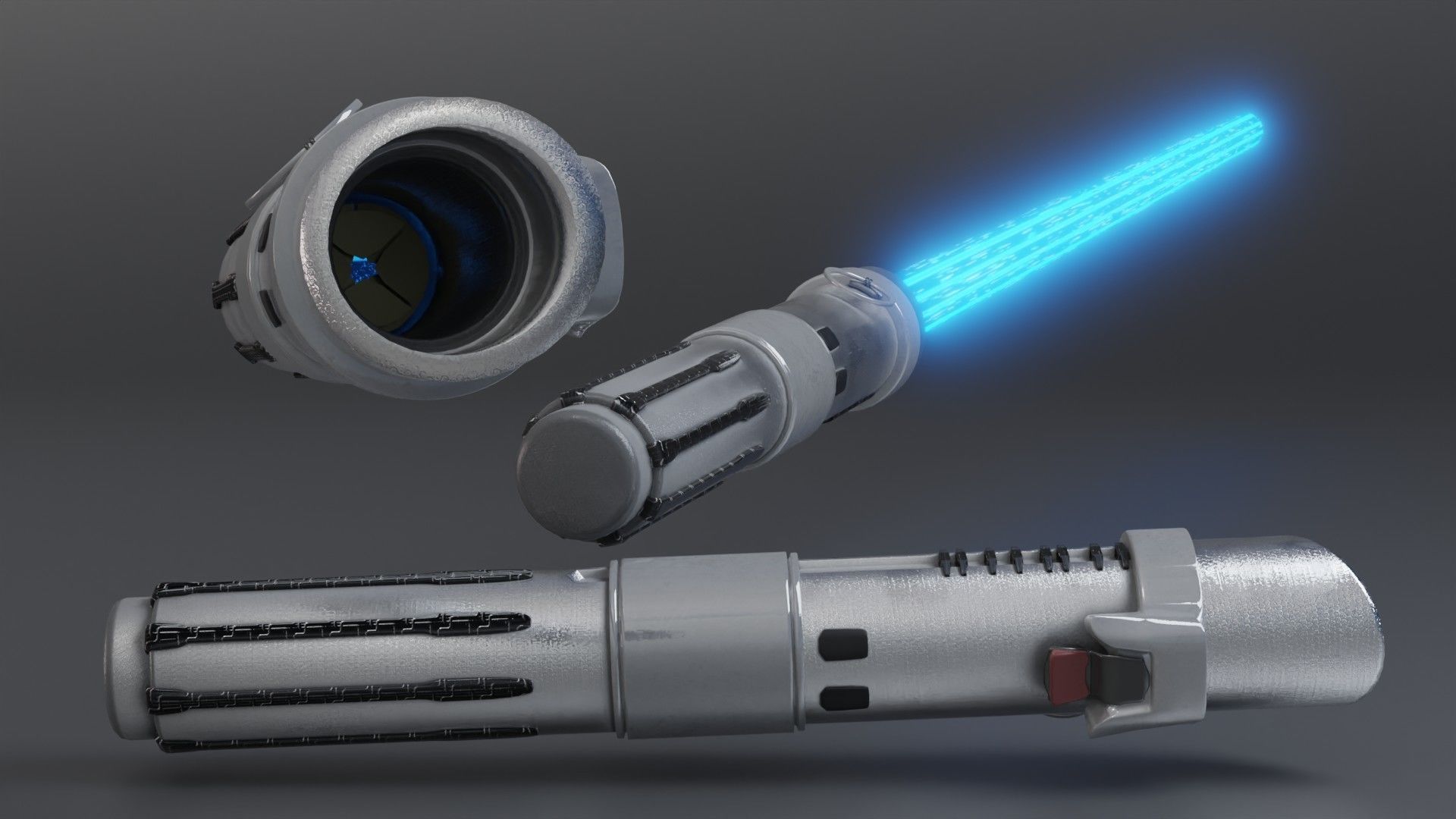 Lightsabers 3D model_1