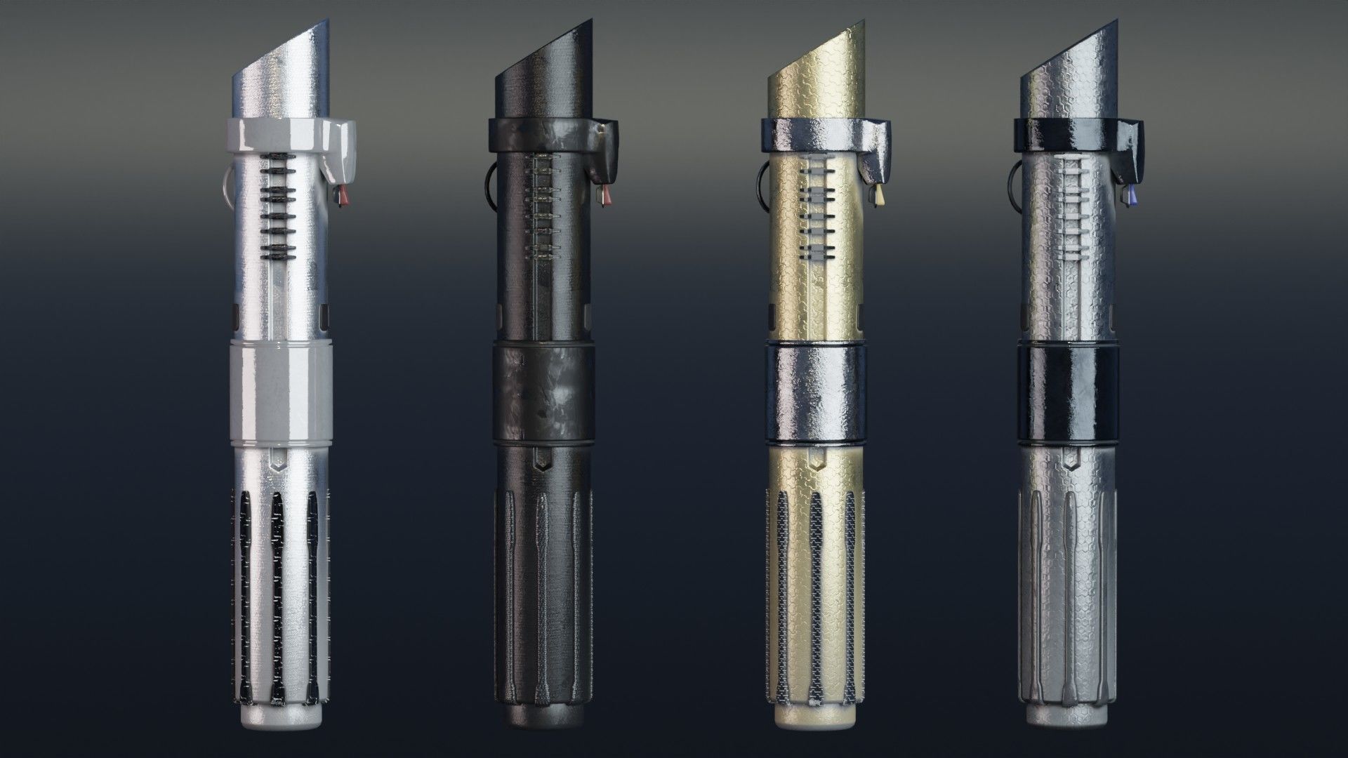 Lightsabers 3D model_5