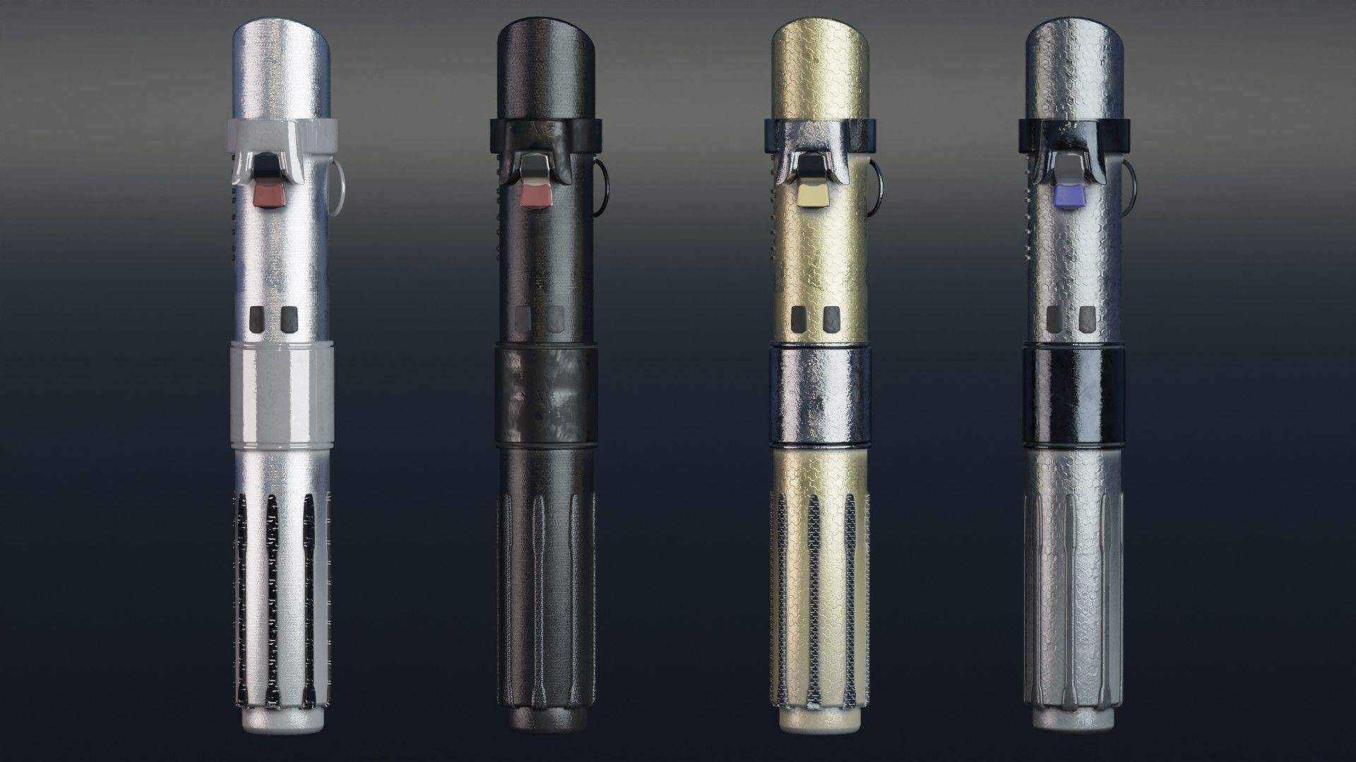 Lightsabers 3D model_7