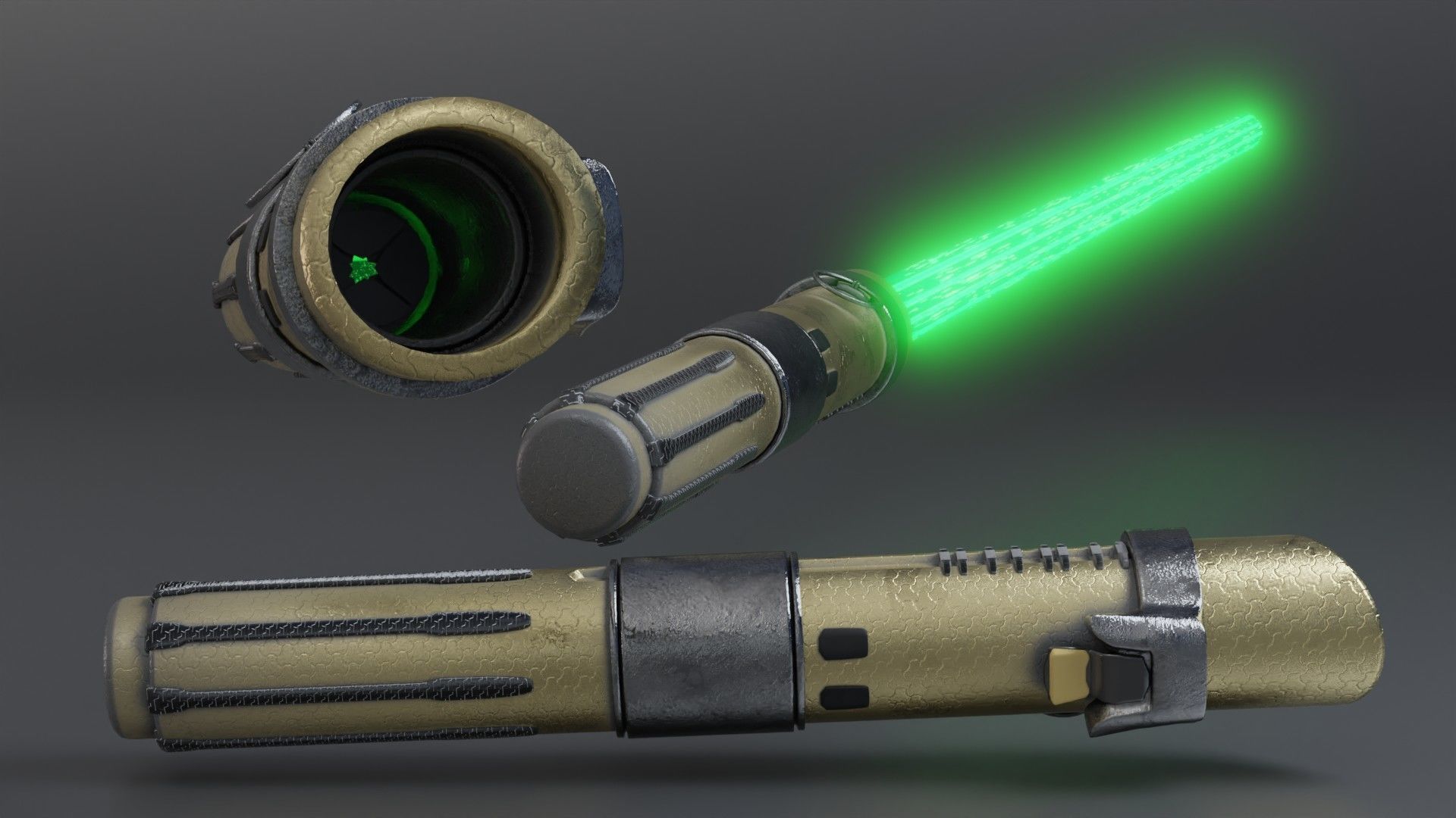 Lightsabers 3D model_3
