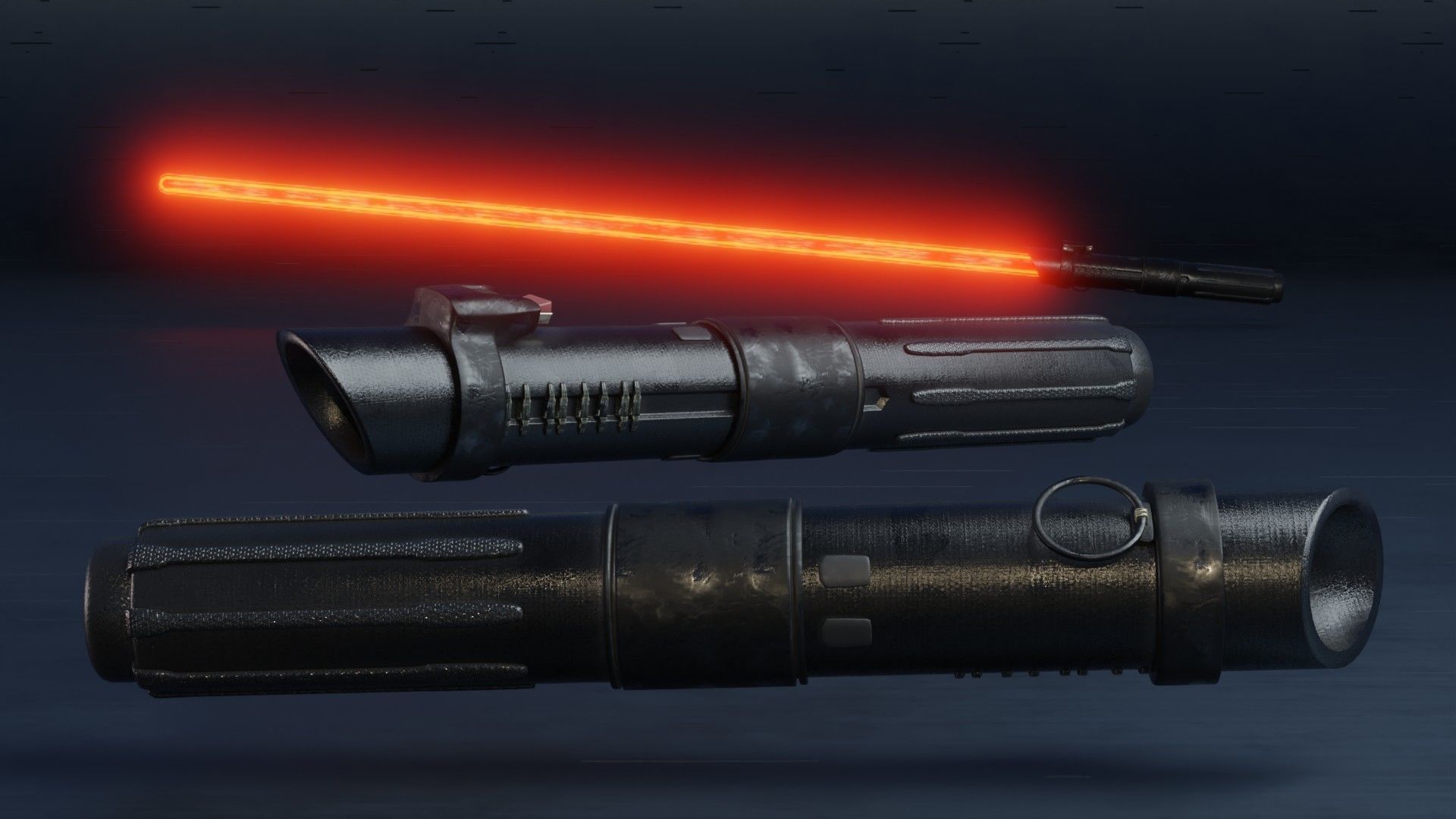 Lightsabers 3D model_9