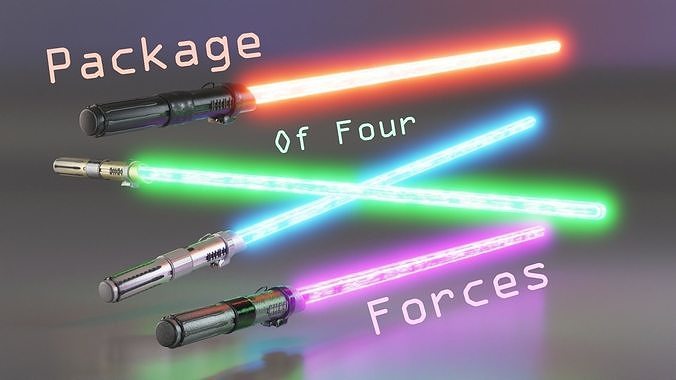 Lightsabers 3D model