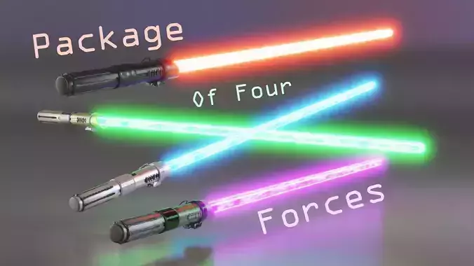 Lightsabers 3D model