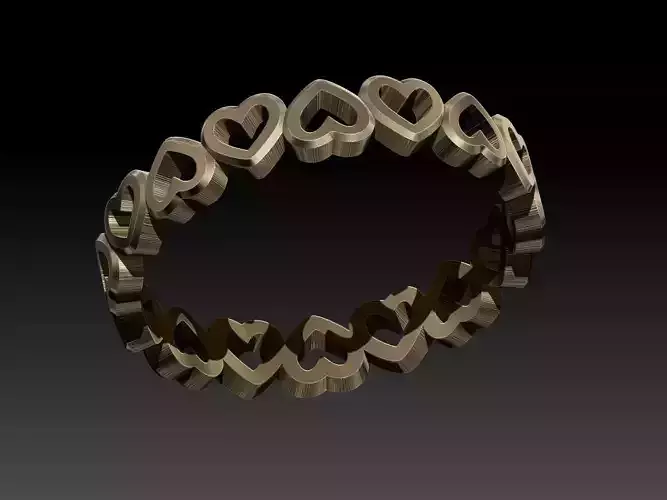 Heart Ring Aliance 3D print model