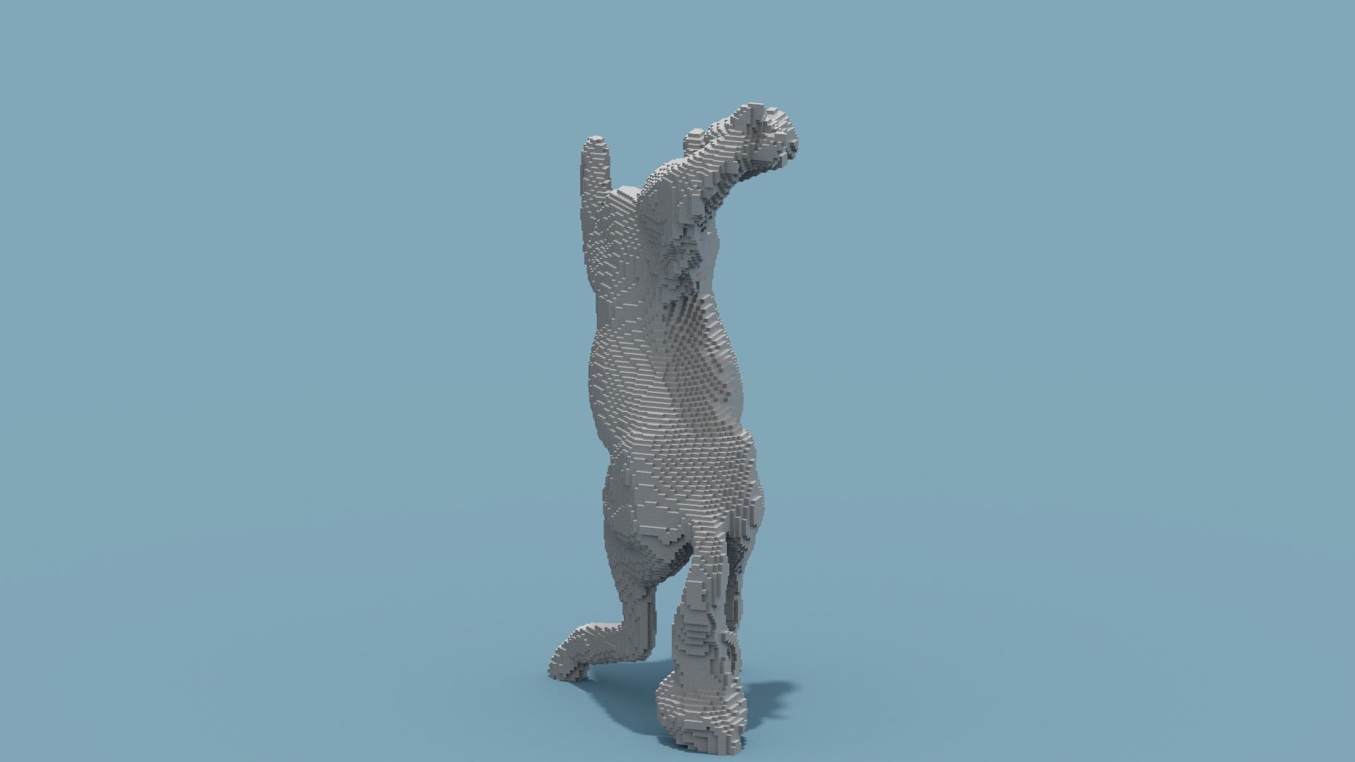 Voxel Horse 3D model_6