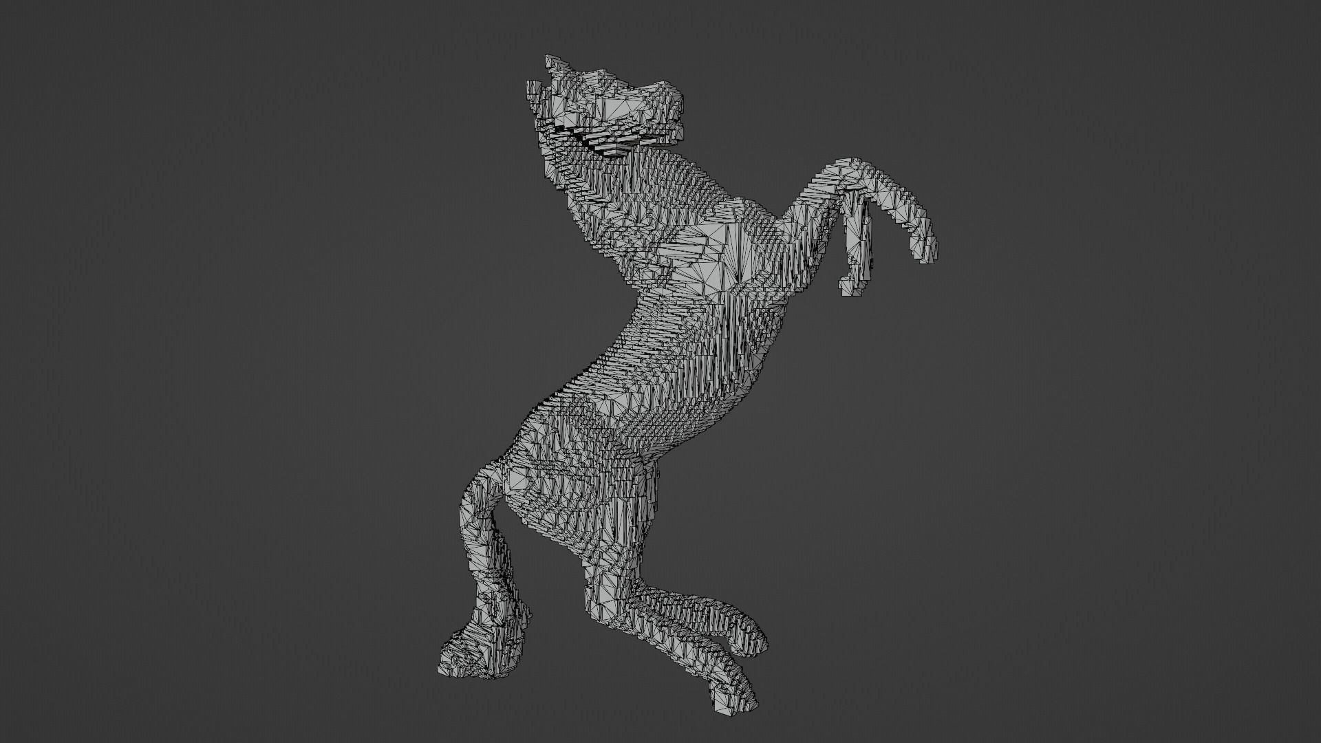 Voxel Horse 3D model_15