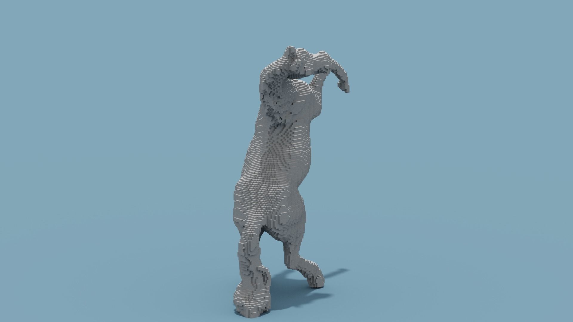 Voxel Horse 3D model_7