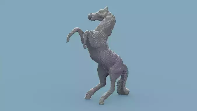 Voxel Horse
