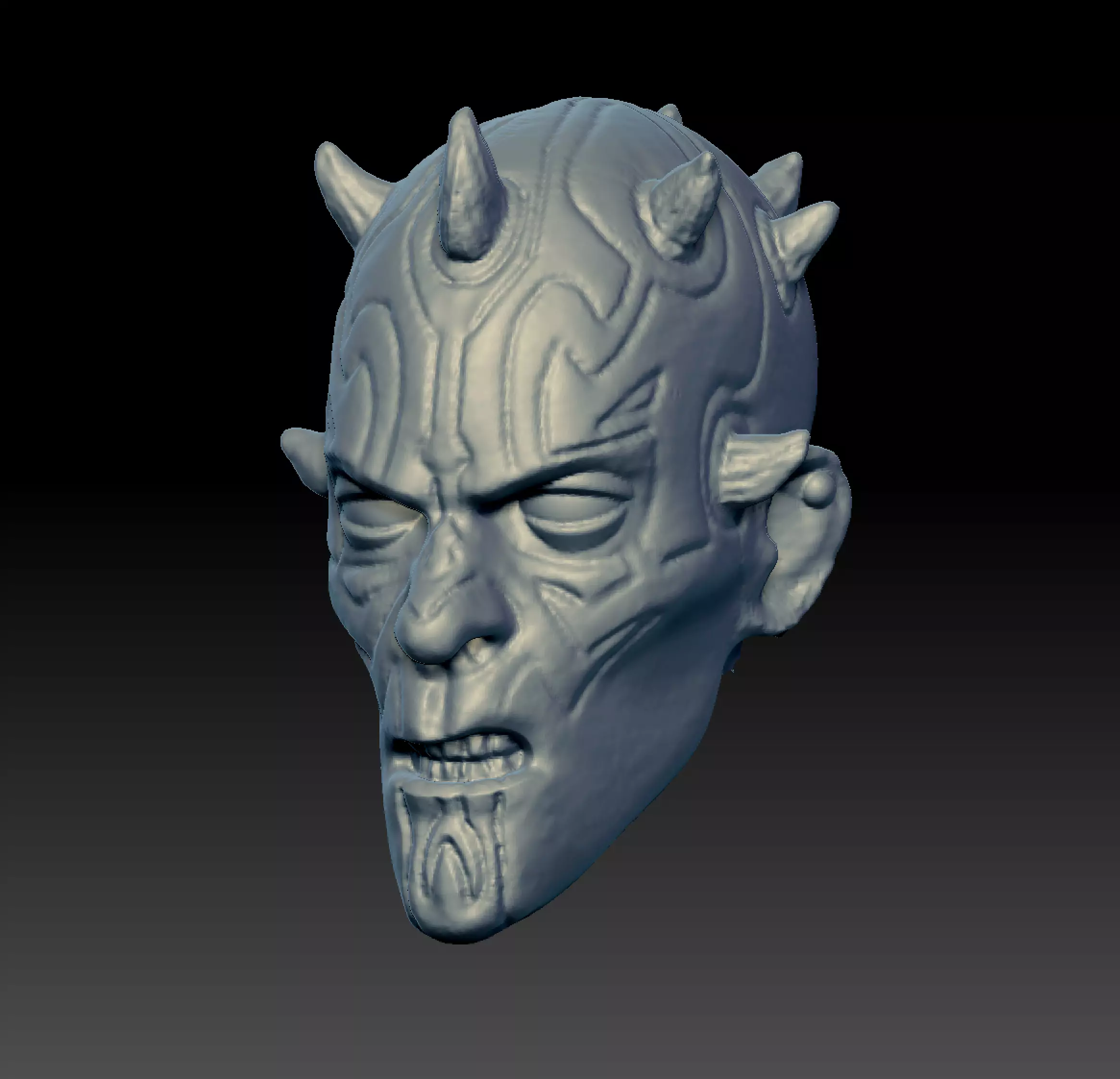 Rebel Maul head 3D print model_0