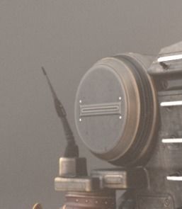 Sci-Fi Antenna Low-poly 3D model_5