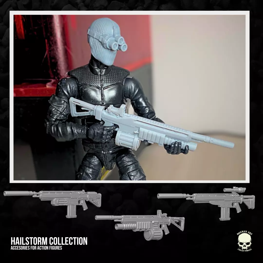 Hailstorm Collection 3D printable files for Action Figures 3D print model