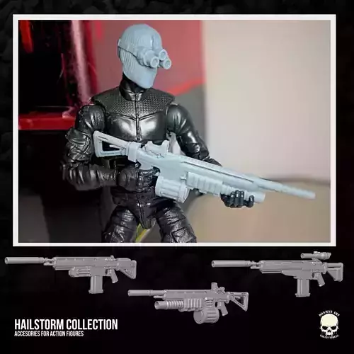 Hailstorm Collection 3D printable files for Action Figures 