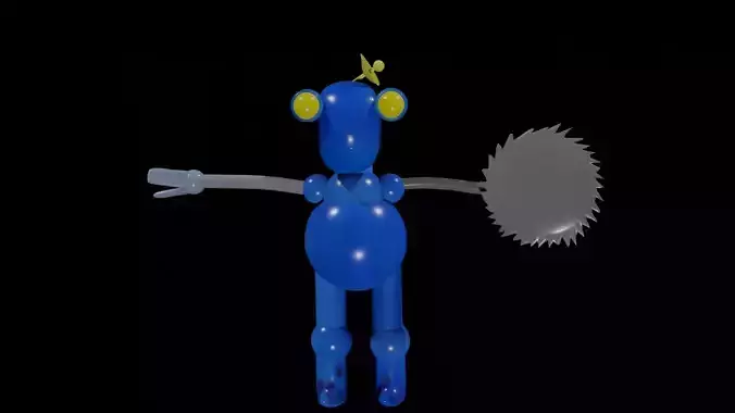 Robot Charley Free low-poly 3D model