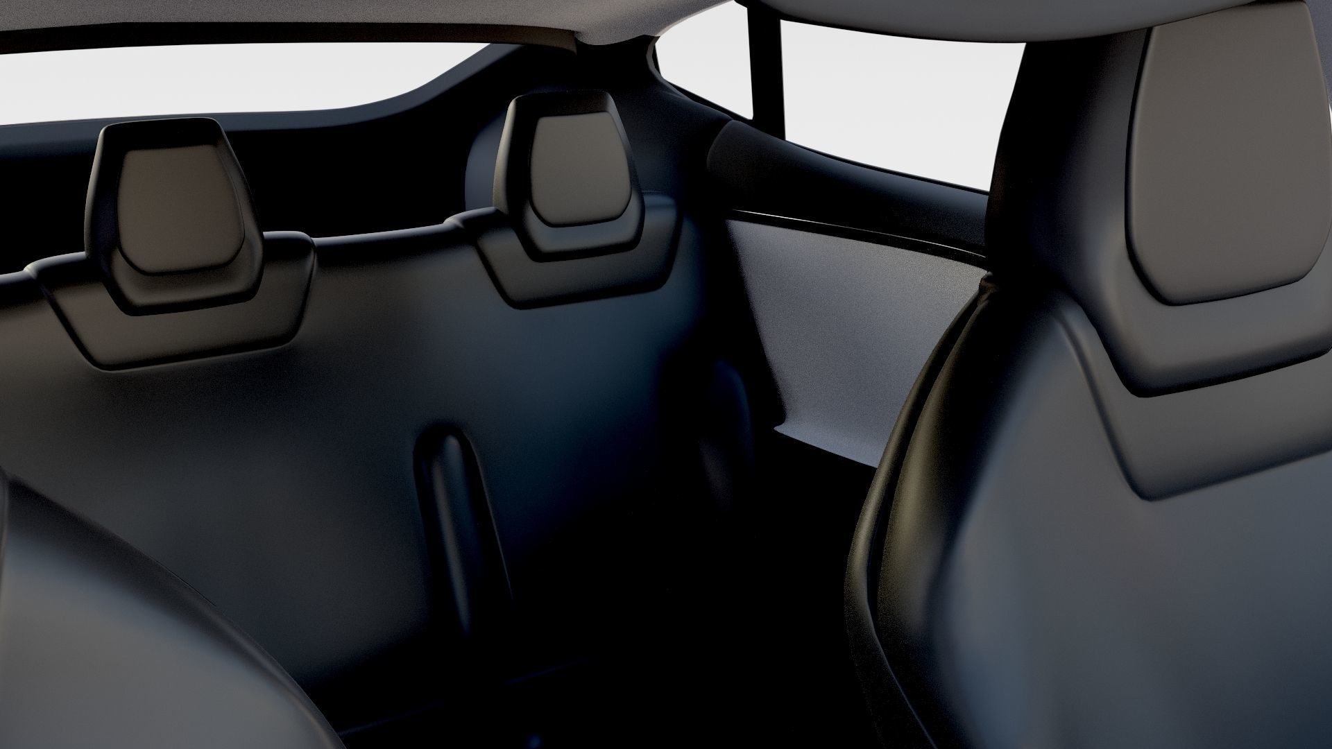 Tesla Model S with chassis interior rev 3D model_79