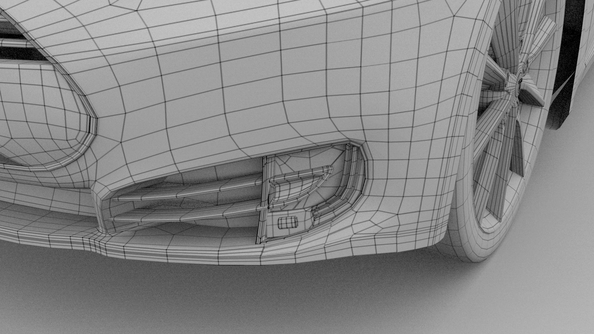 Tesla Model S with chassis interior rev 3D model_61