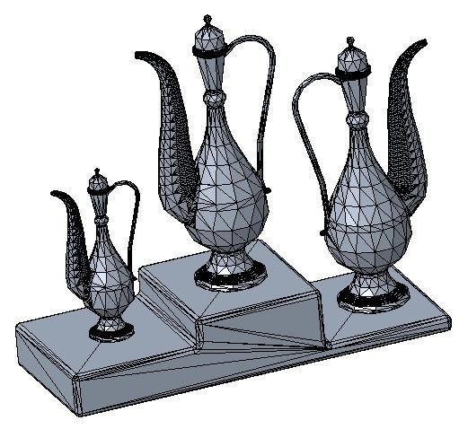 Art of mughal empire islamic mughal art Free 3D model_10