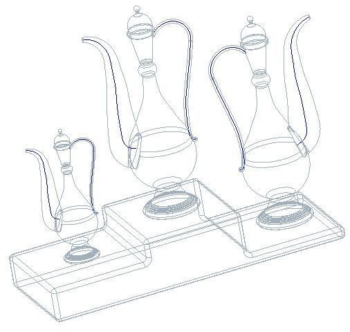 Art of mughal empire islamic mughal art Free 3D model_15