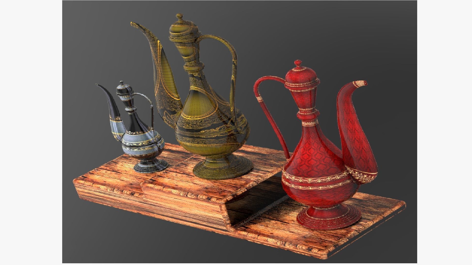 Art of mughal empire islamic mughal art Free 3D model_6