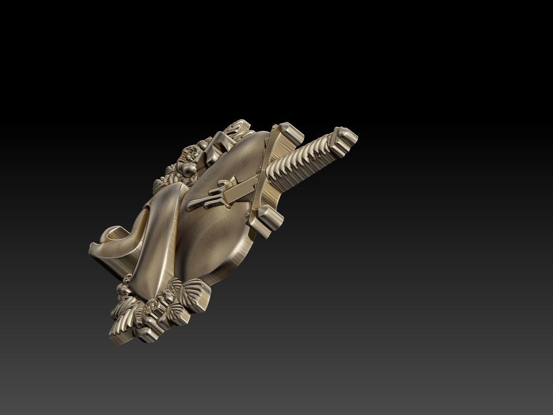 Sword Heart 3D print model_6