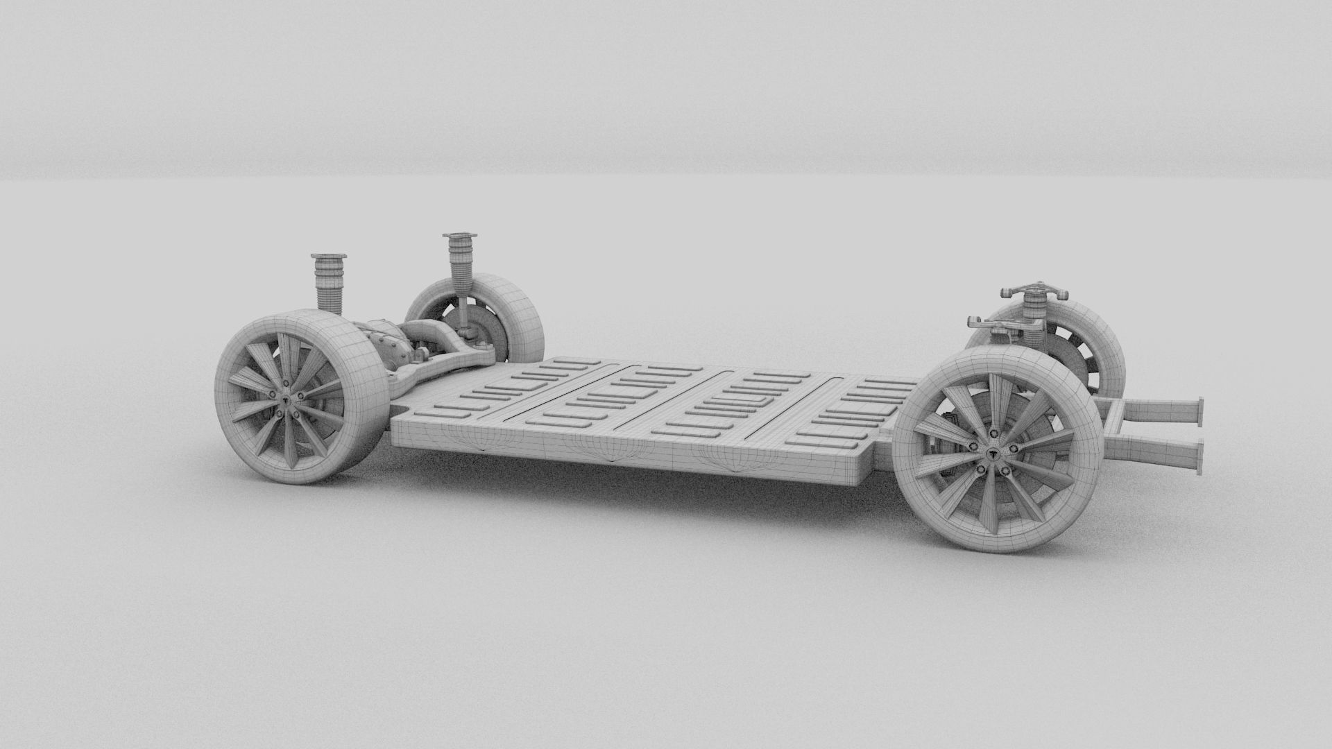 Tesla Model S Chassis rev 3D model_9