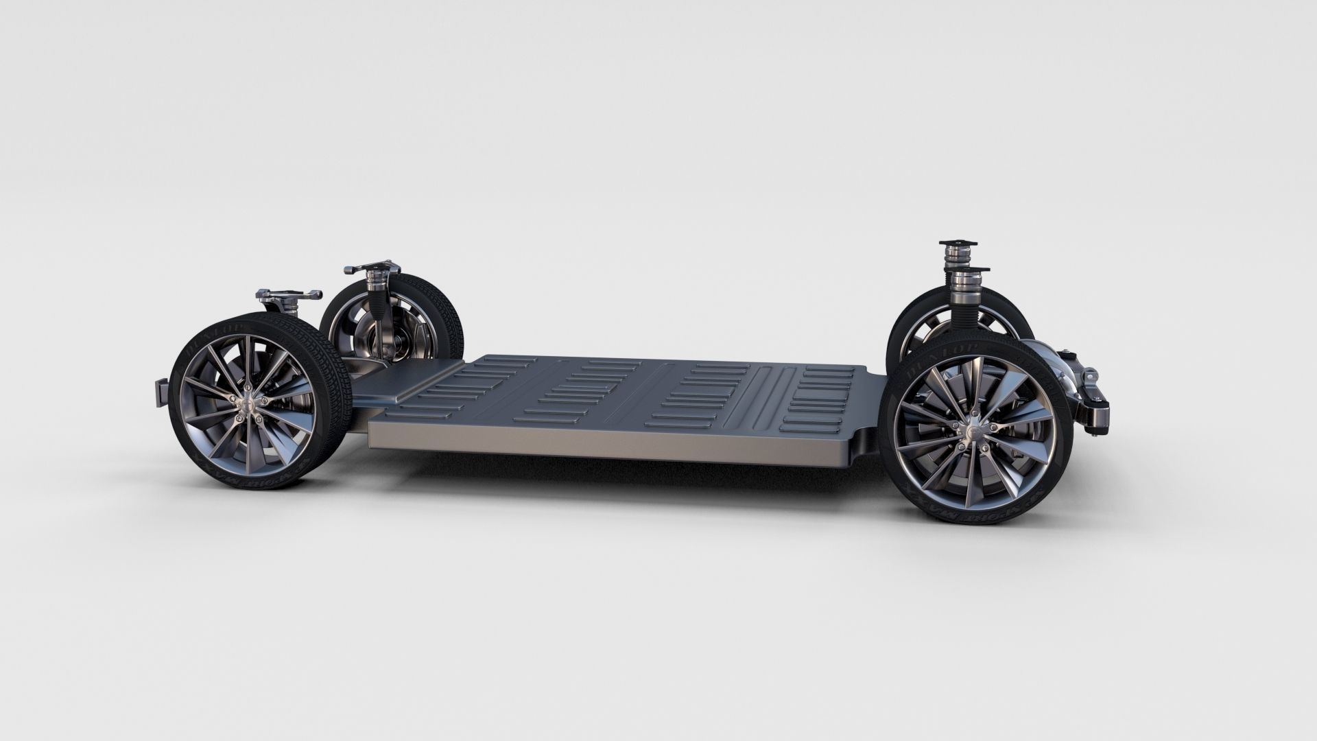Tesla Model S Chassis rev 3D model_5