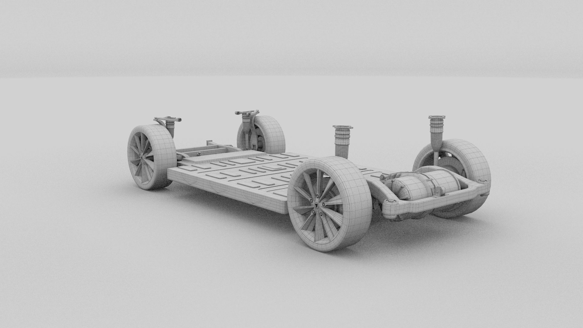 Tesla Model S Chassis rev 3D model_7