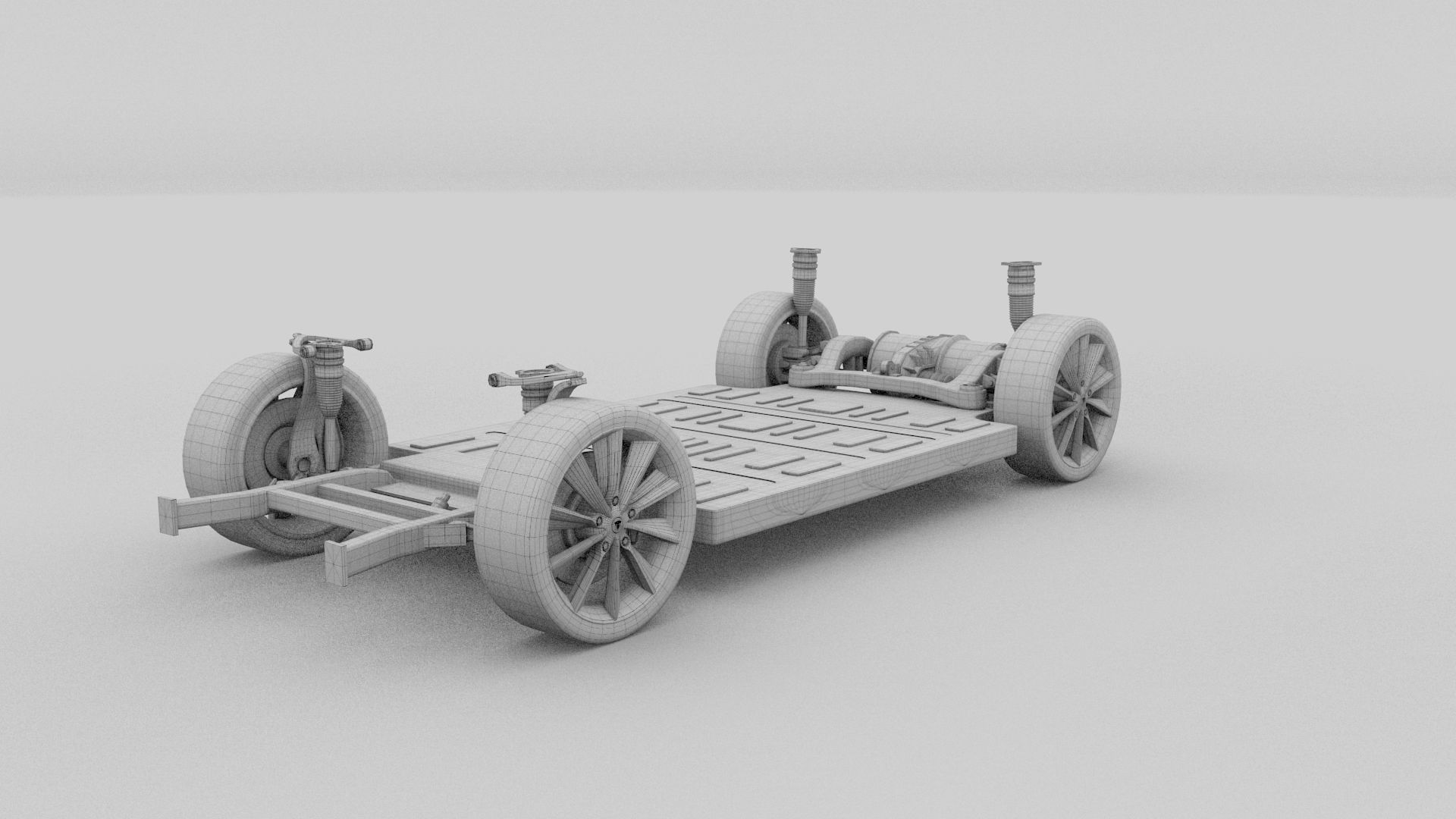 Tesla Model S Chassis rev 3D model_11