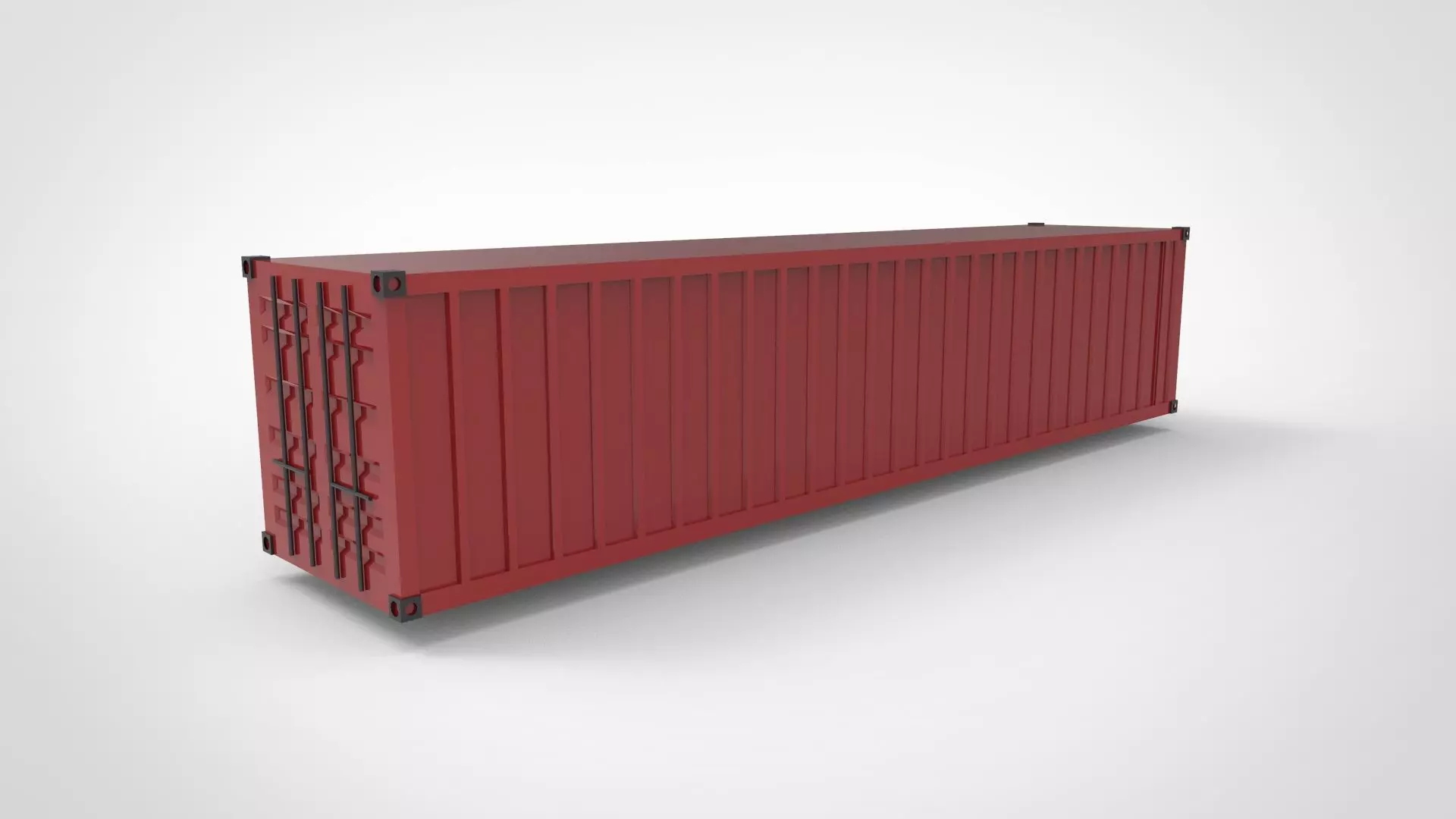 Container Ship 40ft 3D print model