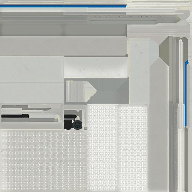 Clean Store Shelf Pack 2 Low-poly 3D model_10