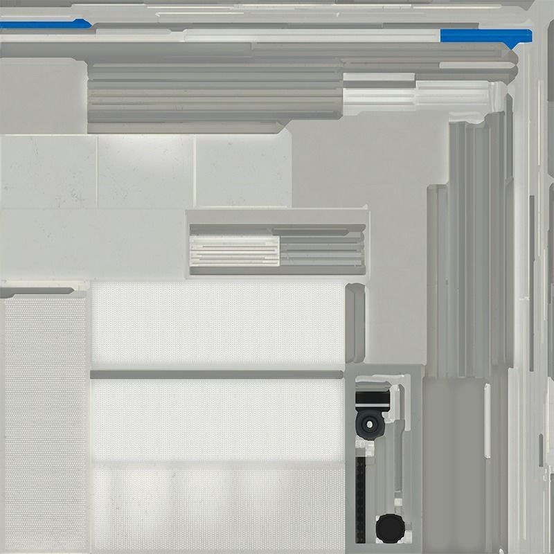 Clean Store Shelf Pack 2 Low-poly 3D model_12