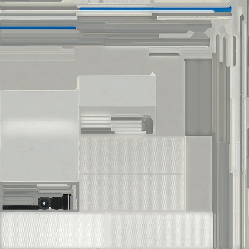 Clean Store Shelf Pack 2 Low-poly 3D model_11