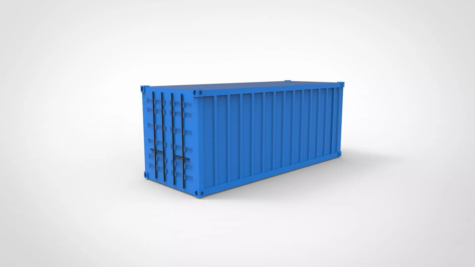 Container Ship 20ft 3D print model_0