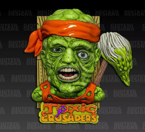 Toxic Crusaders 3D model_0