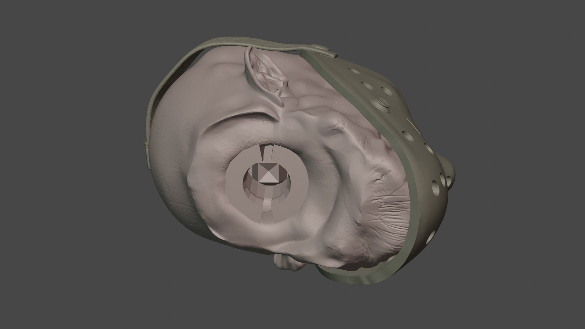 Jason Voorhees part 4 head sculpt for custom figure 3D print model_2