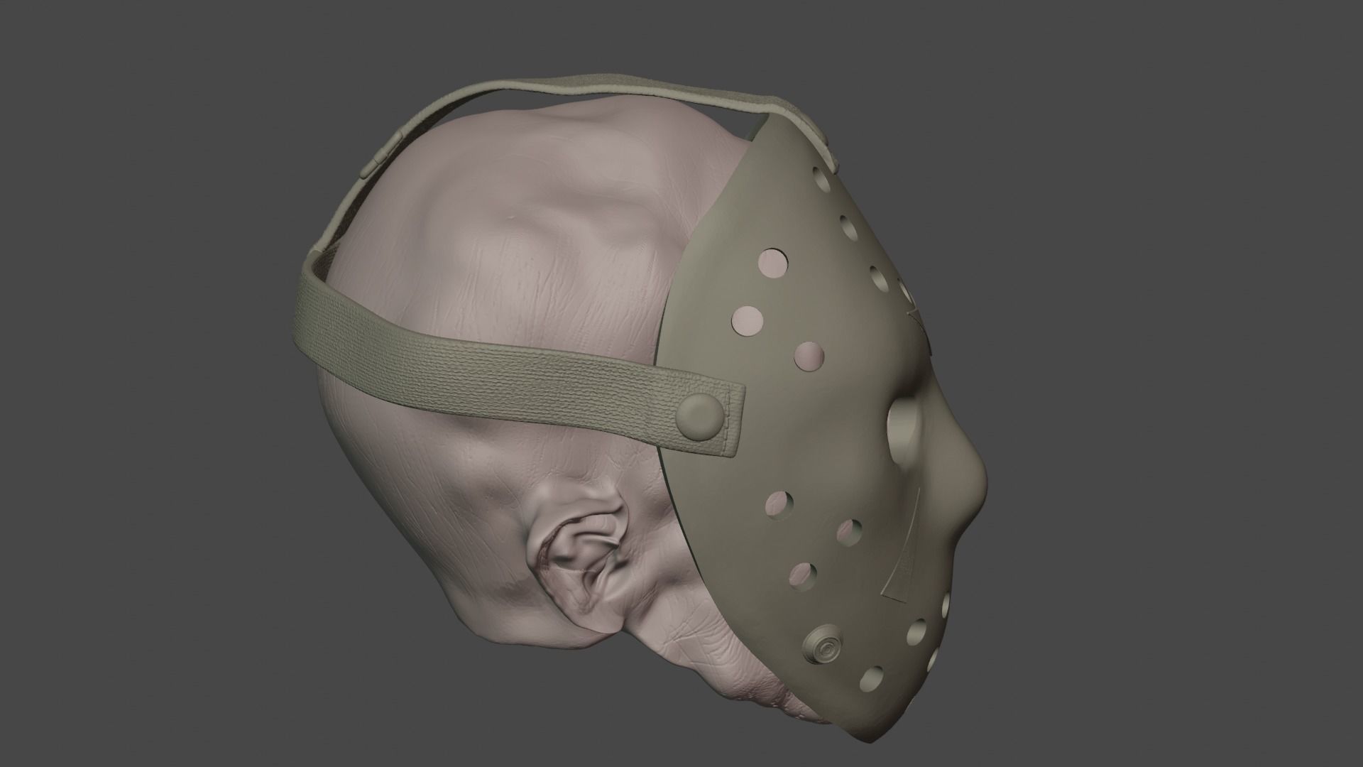 Jason Voorhees part 4 head sculpt for custom figure 3D print model_3
