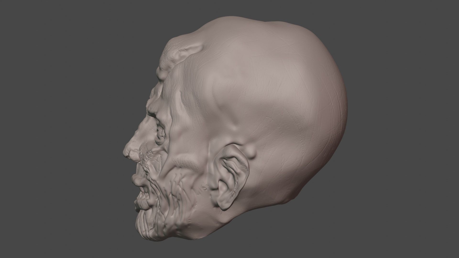 Jason Voorhees part 4 head sculpt for custom figure 3D print model_6