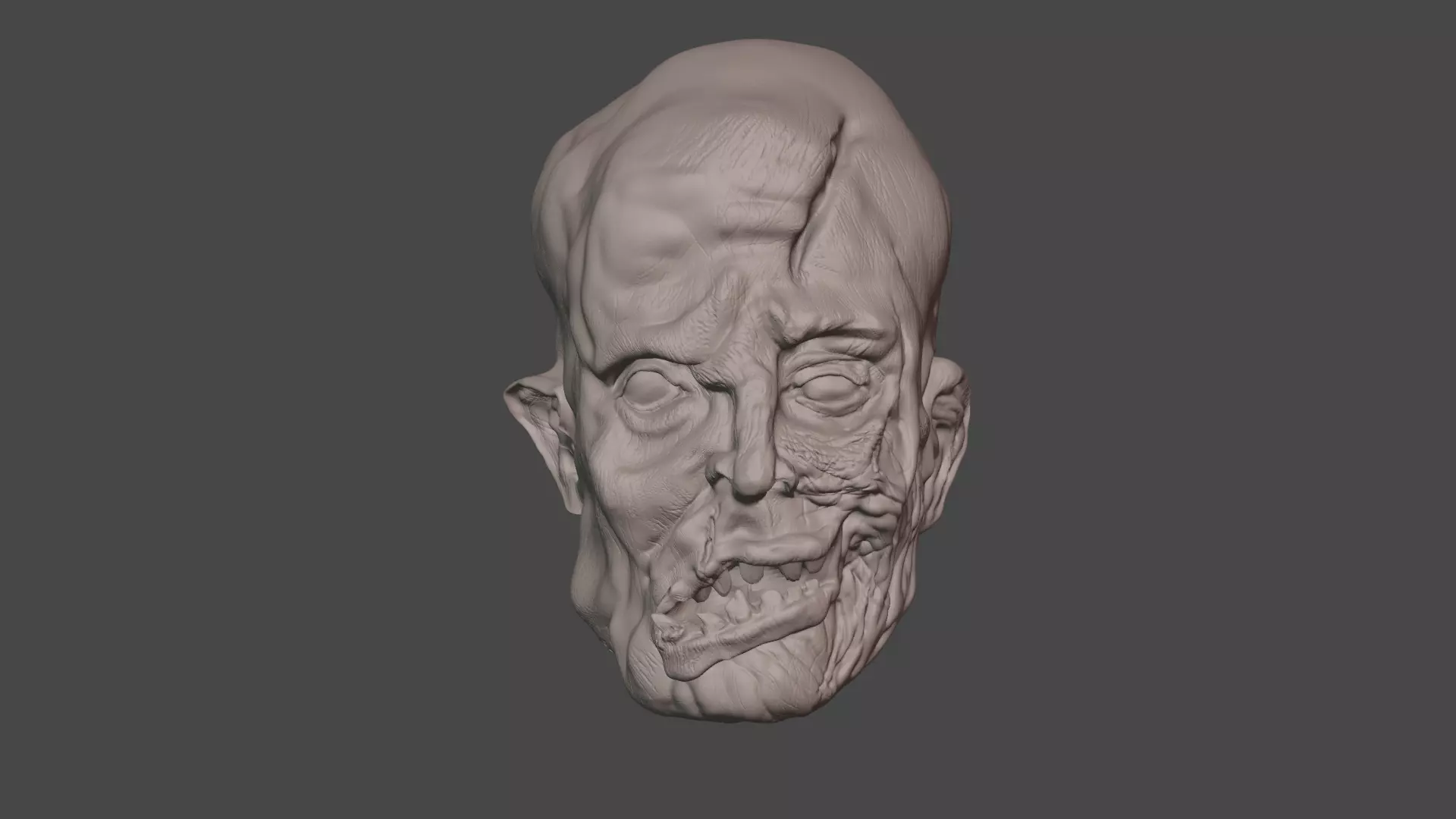 Jason Voorhees part 4 head sculpt for custom figure 3D print model_0