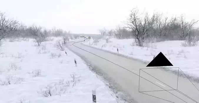 Procedural Winter Road Generator