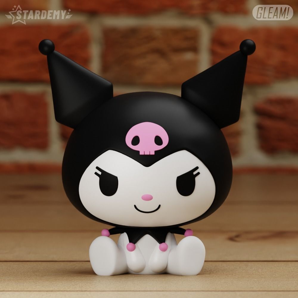 KUROMI HELLO KITTY 3 MODELS CUTE KAWAII SANRIO 3D print model_1
