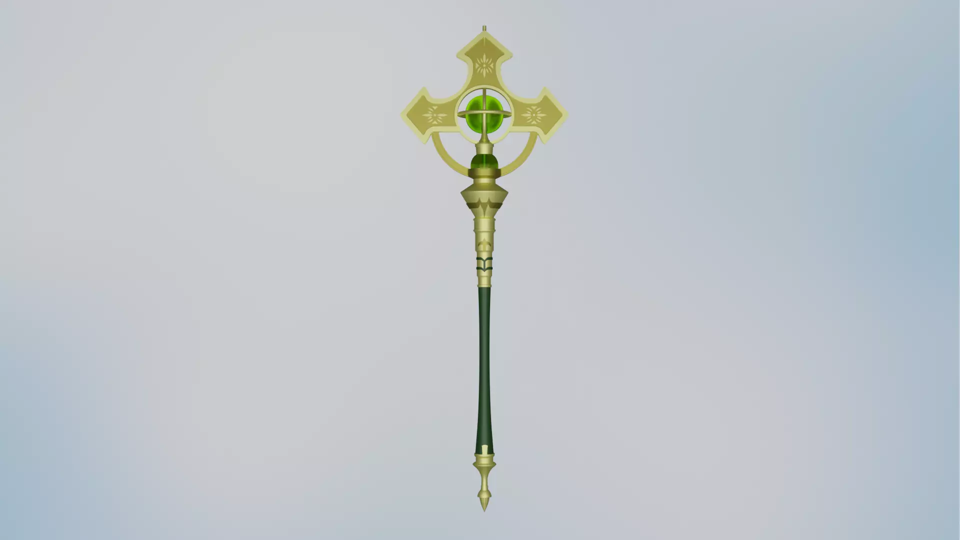 Fire Emblem - Light Priestess Micaiah staff 3D print model_0