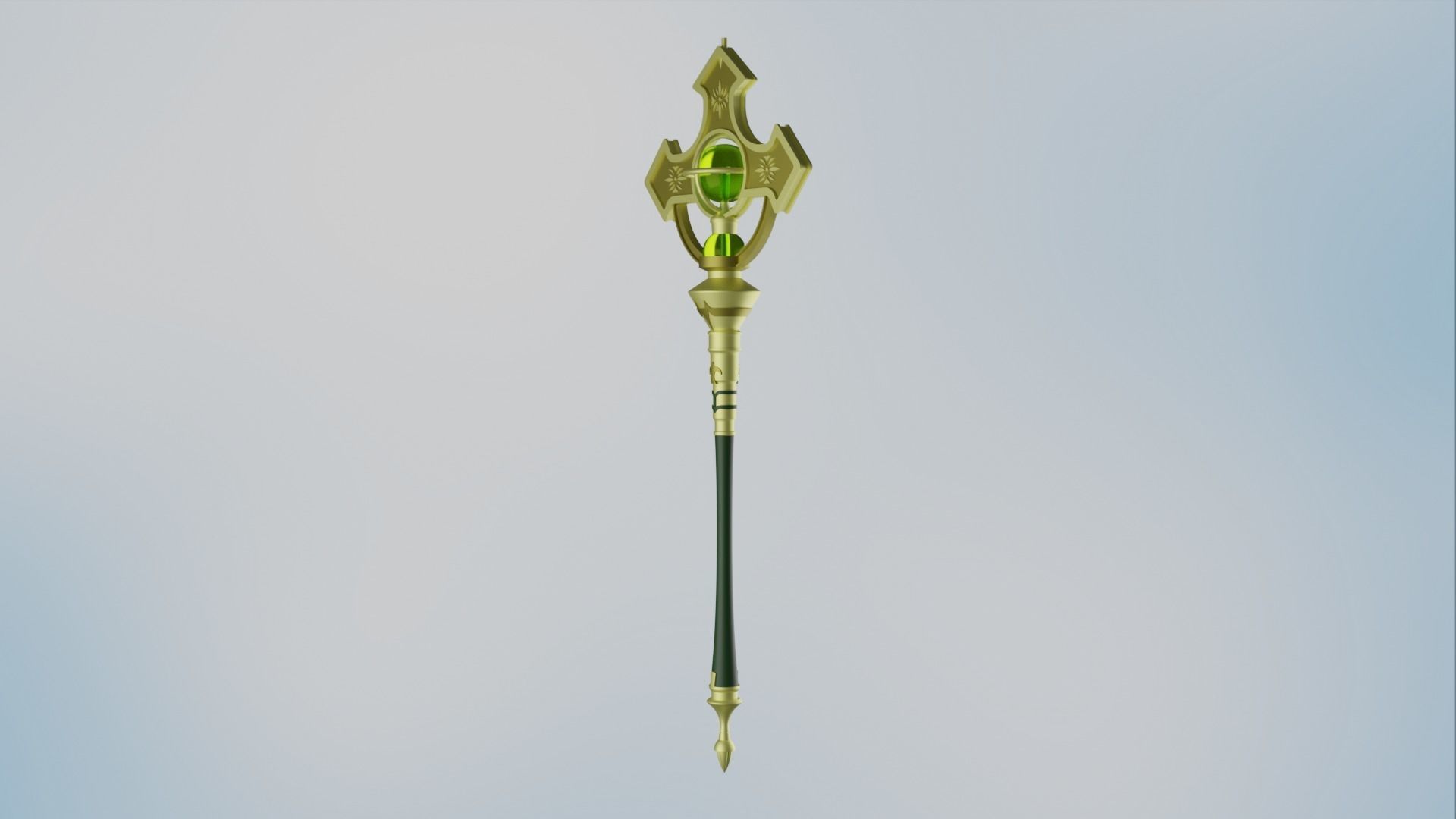 Fire Emblem - Light Priestess Micaiah staff 3D print model_5