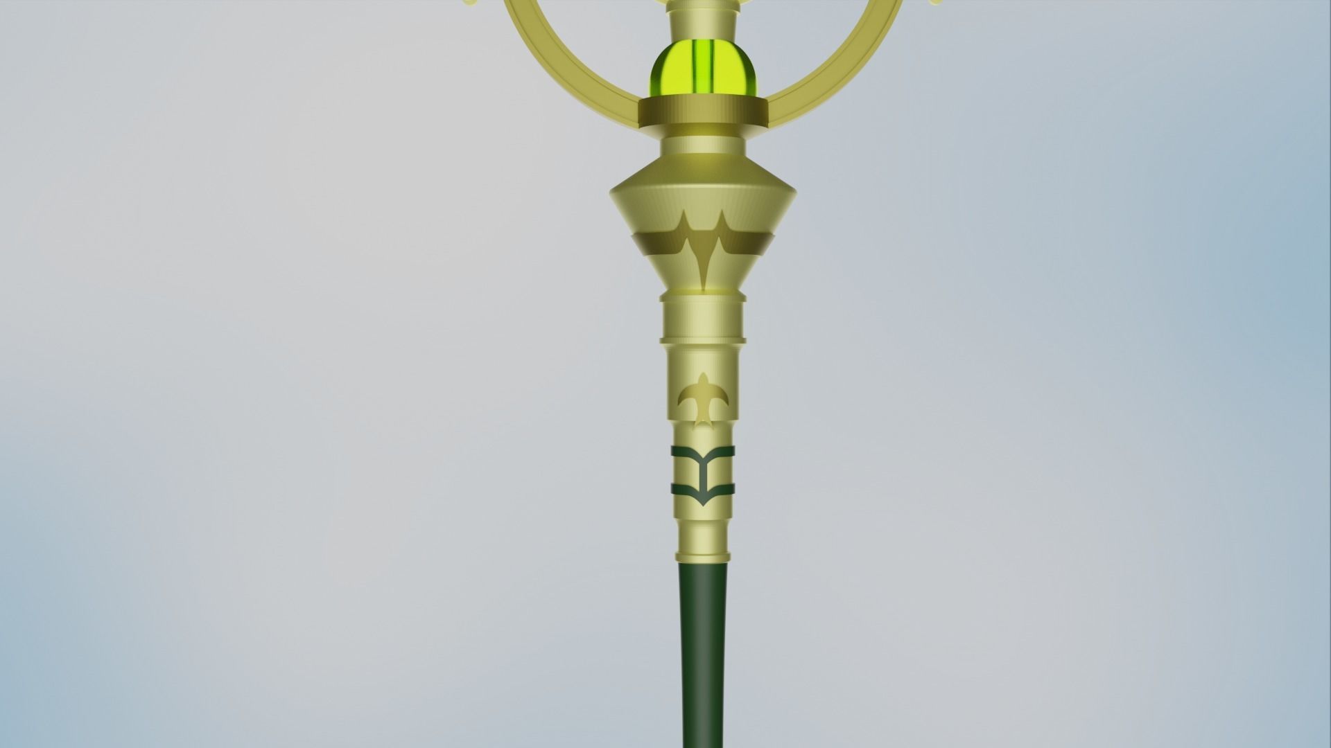 Fire Emblem - Light Priestess Micaiah staff 3D print model_9