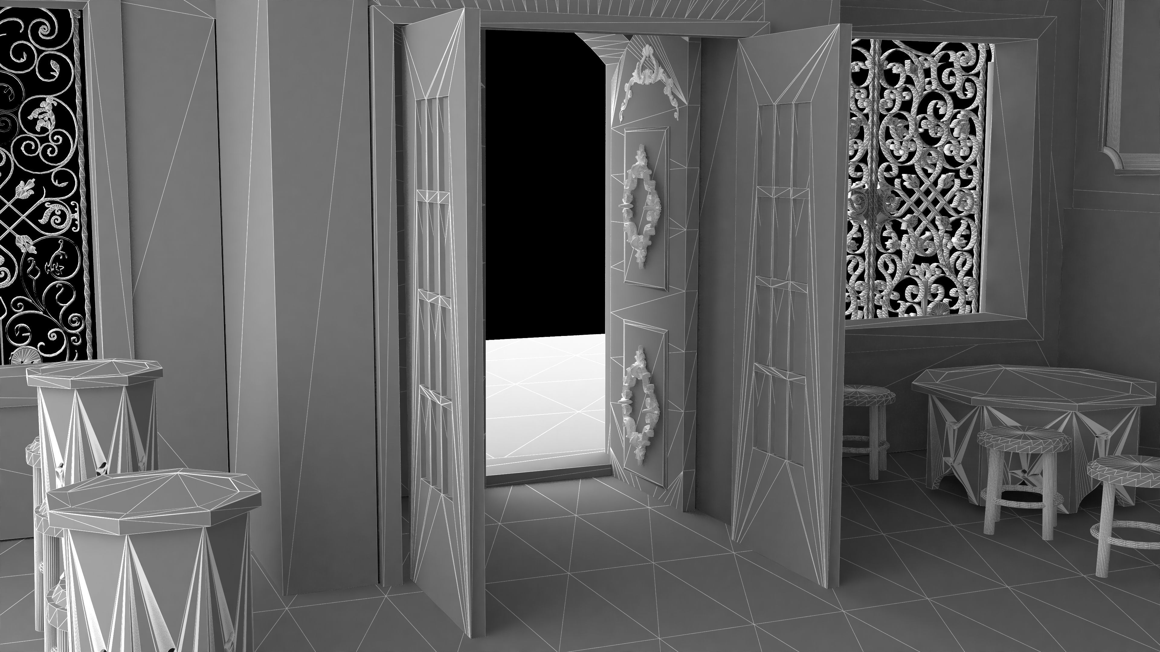 Ottoman Restaurant 4K 3D model_18