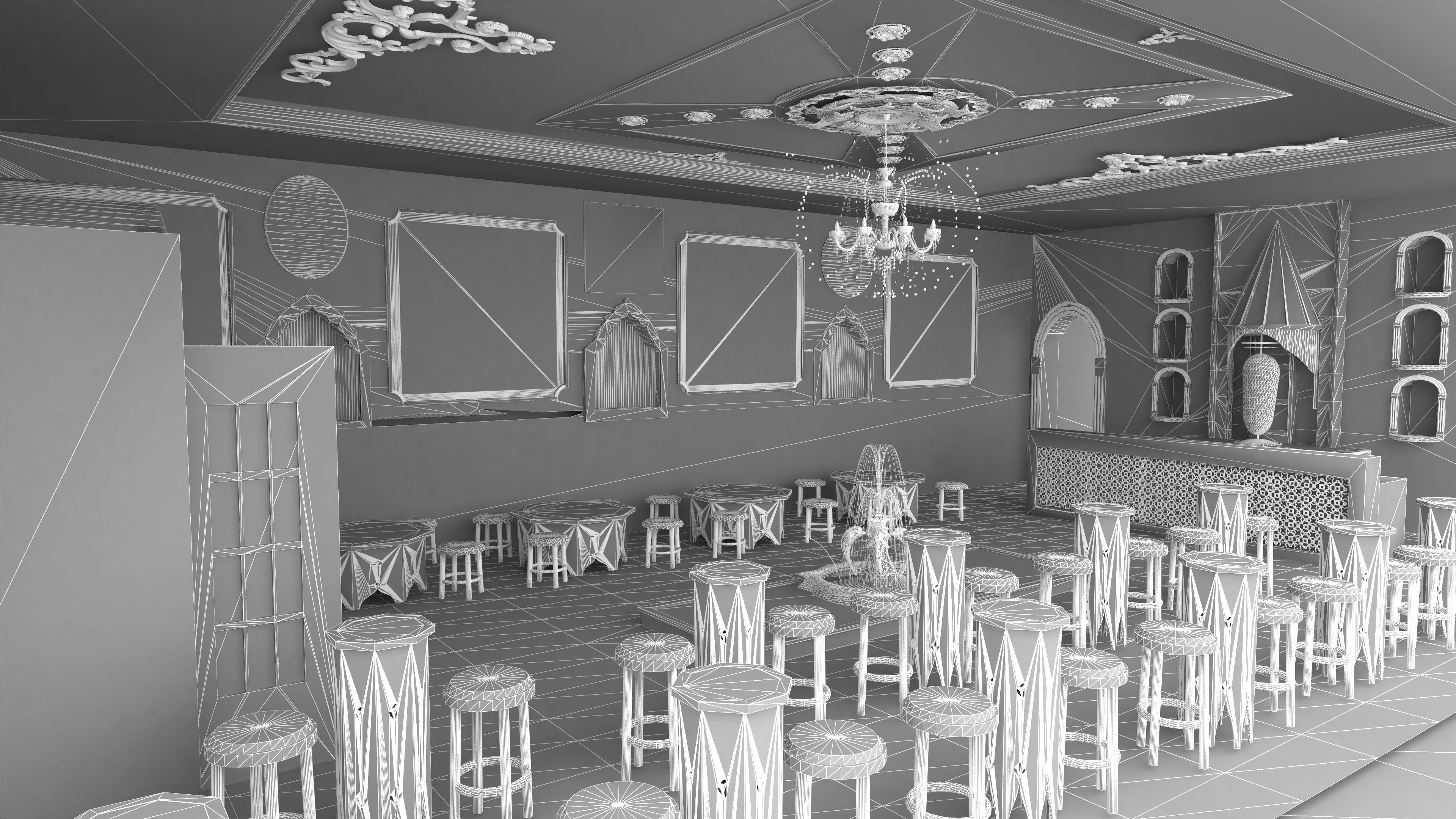 Ottoman Restaurant 4K 3D model_11